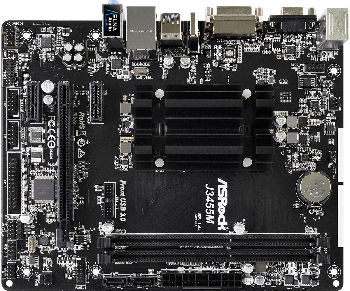 Asrock J3455M NA (CPU integrada) Micro ATX placa base