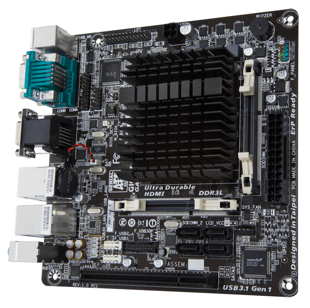 Gigabyte GA-J3455N-D3H (rev. 1.0) Mini ITX placa base