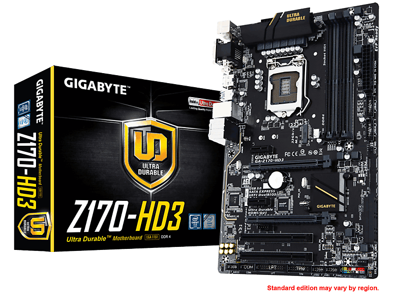 Gigabyte GA-Z170-HD3 Intel Z170 ATX placa base