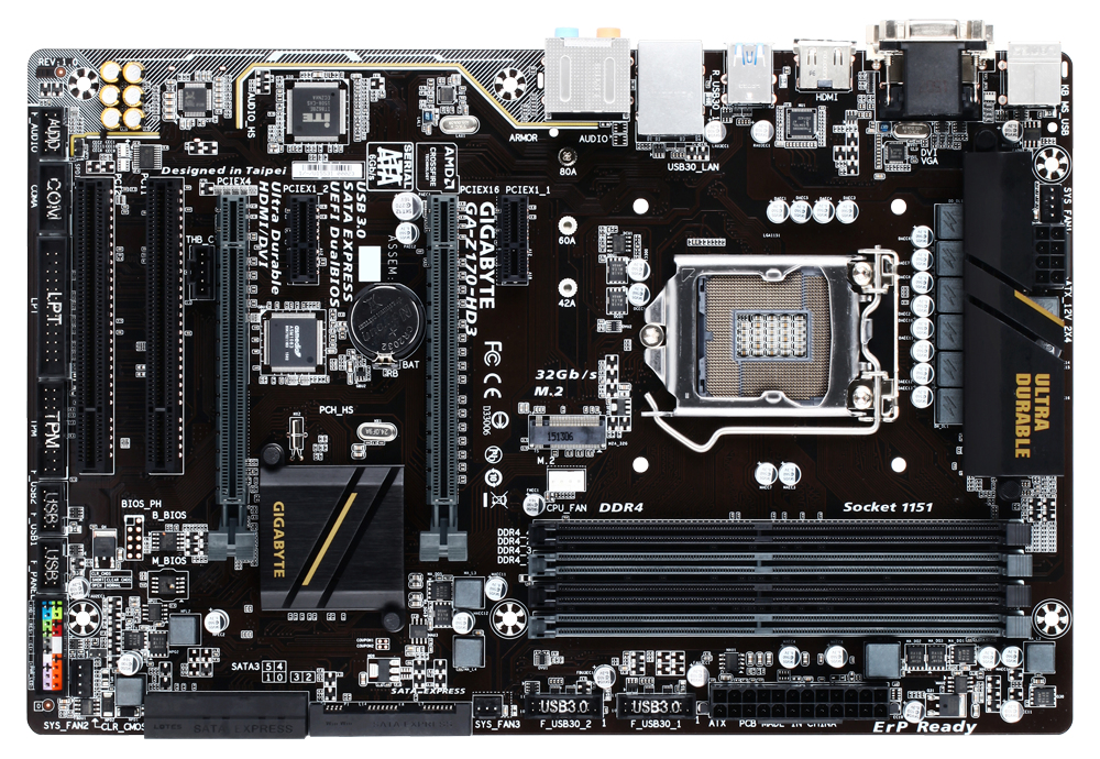 Gigabyte GA-Z170-HD3 Intel Z170 ATX placa base