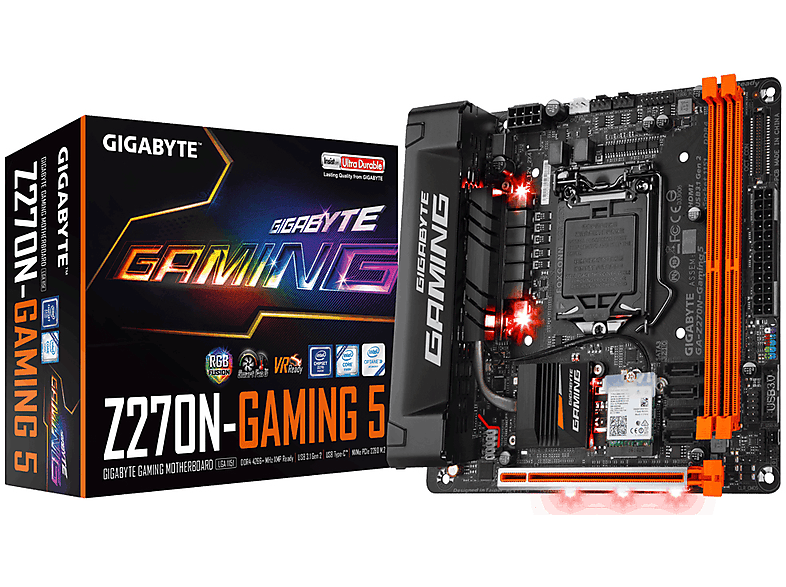 Gigabyte GA-Z270N-GAMING 5 Intel Z270 LGA 1151 (Socket H4) Mini ITX placa base