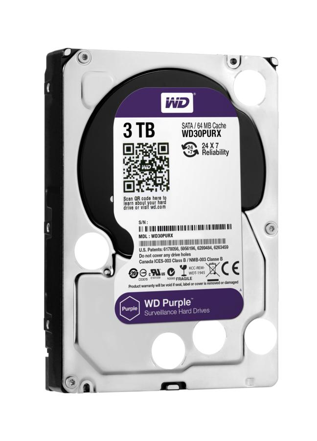 Disco duro de 3TB - Western Digital Purple, Serial ATA III