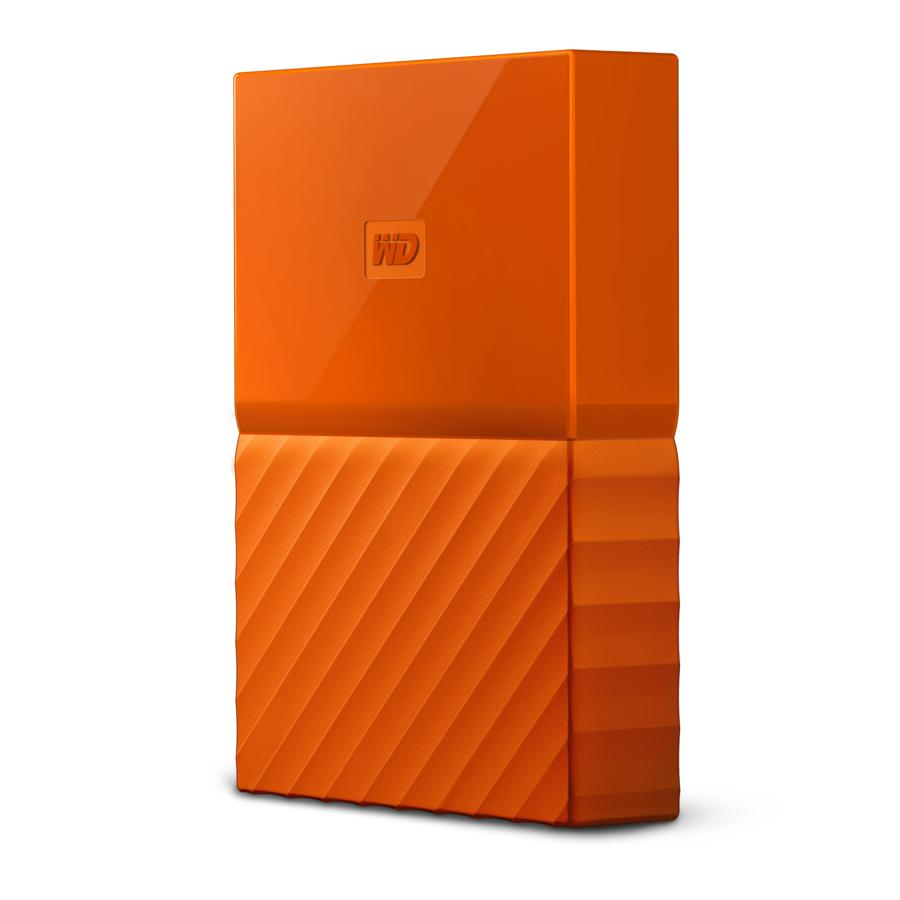 Disco duro externo 3 TB - WD My Passport, Portátil, HDD, USB 3.0, Para Windows y Mac, 2.5", Naranja