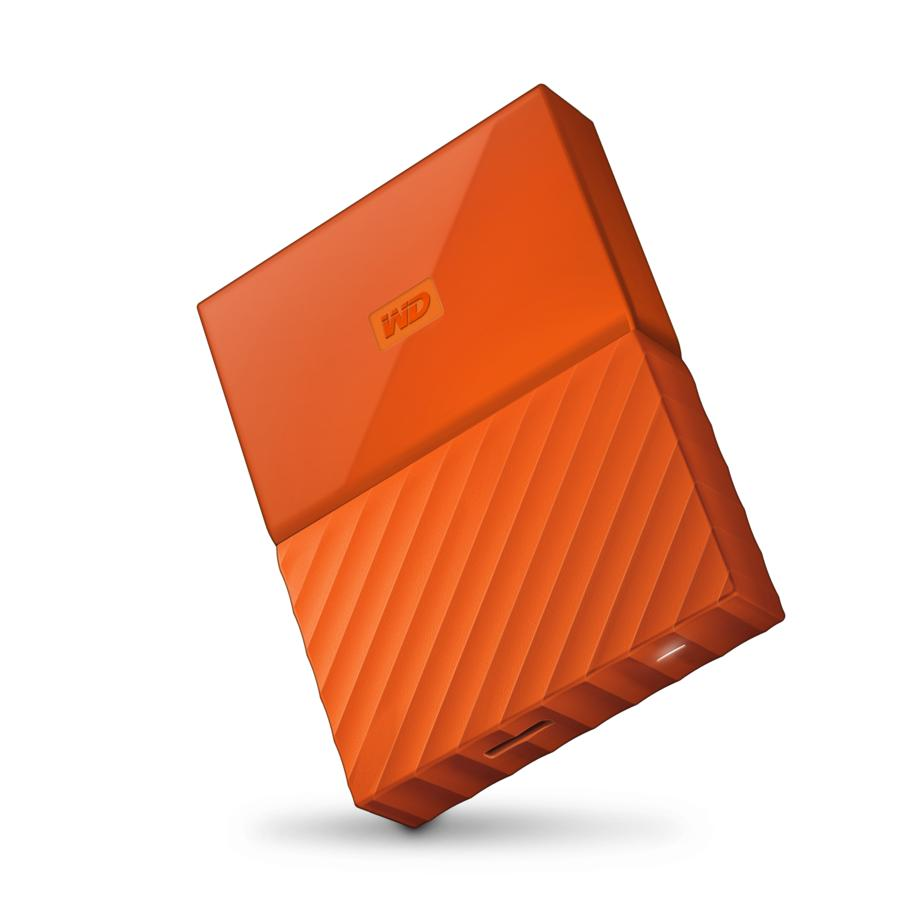 Disco duro externo 3 TB - WD My Passport, Portátil, HDD, USB 3.0, Para Windows y Mac, 2.5", Naranja