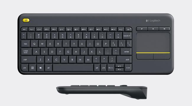 Teclado inalámbrico - Logitech K400 Plus, RF, QWERTY, Holandés