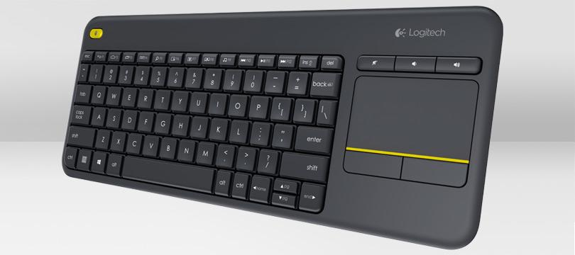 Teclado inalámbrico - Logitech K400 Plus, RF, QWERTY, Holandés