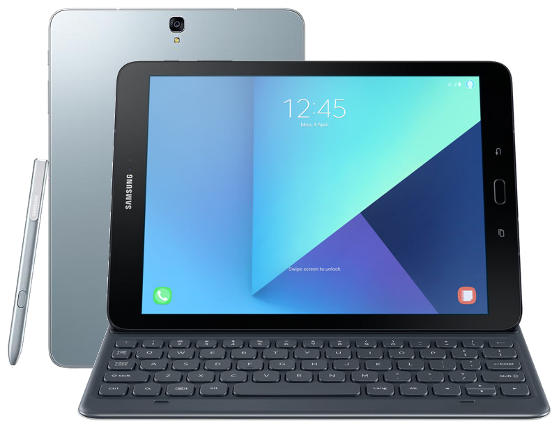 Tablet - Samsung TAB S3 T820 Wifi gris, 9.7", 4 altavoces, S Pen, 32GB, incluye funda teclado