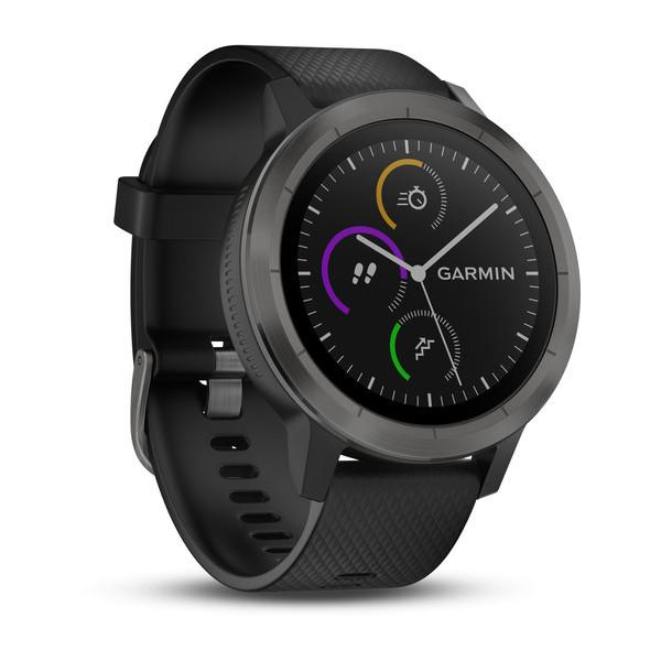 Reloj deportivo - Garmin VívoActive 3, Negro, Pantalla táctil, Bluetooth