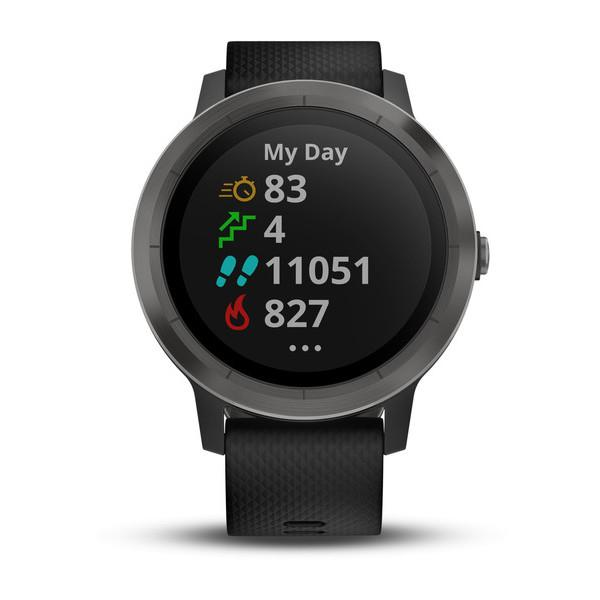 Reloj deportivo - Garmin VívoActive 3, Negro, Pantalla táctil, Bluetooth