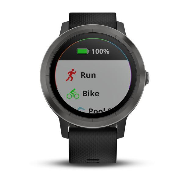 Reloj deportivo - Garmin VívoActive 3, Negro, Pantalla táctil, Bluetooth