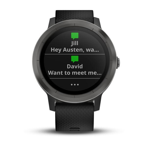 Reloj deportivo - Garmin VívoActive 3, Negro, Pantalla táctil, Bluetooth