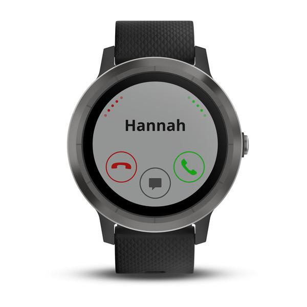 Reloj deportivo - Garmin VívoActive 3, Negro, Pantalla táctil, Bluetooth