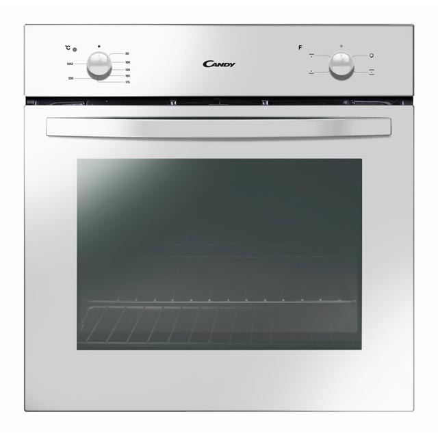 Horno - Candy FCS100W/E, 70l, Multifunción, Limpieza Aquactiva, 60cm, Puerta doble cristal desmontable, Blanco