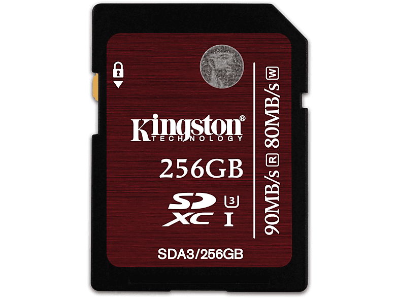 KINGSTON Kingston Technology SDXC UHS-I U3 (SDA3) 256GB 256GB SDXC UHS Clase 3 memoria flash