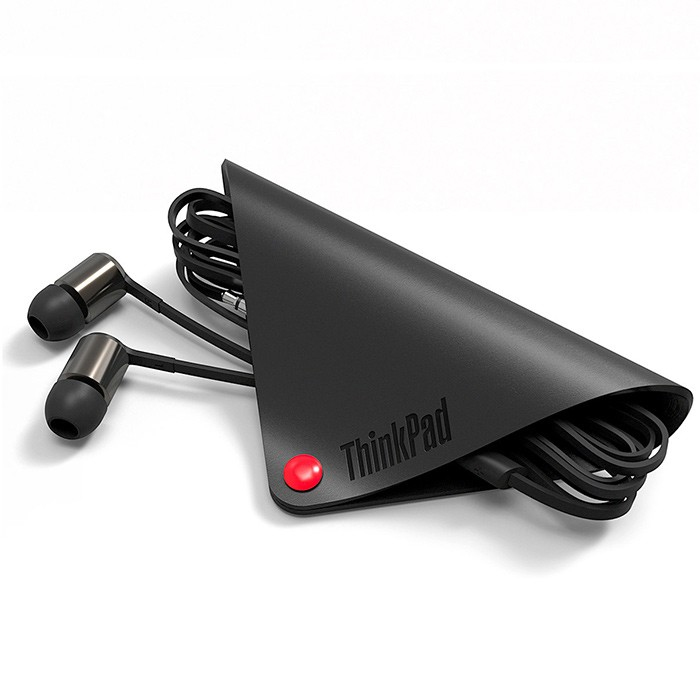 Lenovo 4XD0K74703 Dentro de oído Binaurale Alámbrico Negro auriculares para móvil