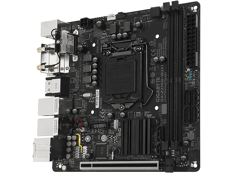 Gigabyte GA-Z270N-WIFI Intel Z270 LGA 1151 (Socket H4) Mini ITX placa base