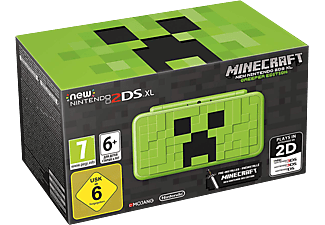 Minecraft New Nintendo 2DS XL - Creeper-Edition - Tragbare Konsole - Grün/Schwarz