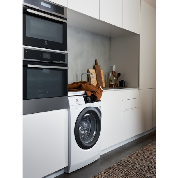 Lavadora secadora - Electrolux EW7W4862LB, Libre instalación, 8 kg/6 kg, 1600 rpm, Blanco