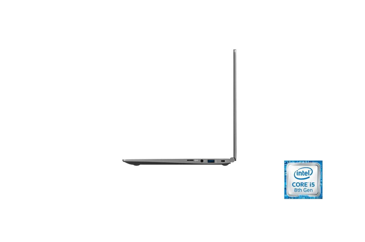 Portátil - Lg 14Z980-G.Ap52B, 14", I5-8250U,8 Gb Ram, 256 Gb Ssd, Windows 10  Pro, Plata Oscuro