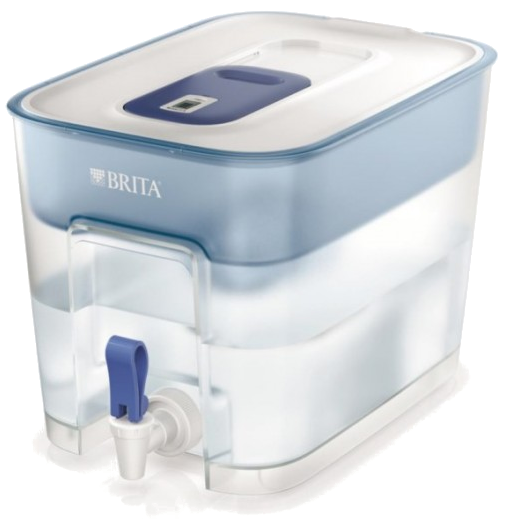 Dispensador de agua - Brita Flow, 8.2 L, Con filtro Maxtra +, Azul