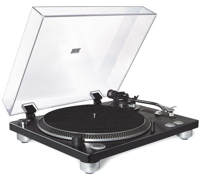 Tocadiscos - Fonestar Vinyl-12U, Belt Drive,Brazo En S, Usb, Negro
