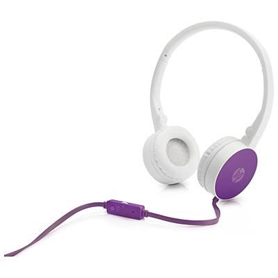 HP H2800 Purple Headset Binaurale Diadema Púrpura auricular con micrófono
