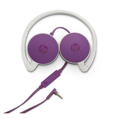 HP H2800 Purple Headset Binaurale Diadema Púrpura auricular con micrófono