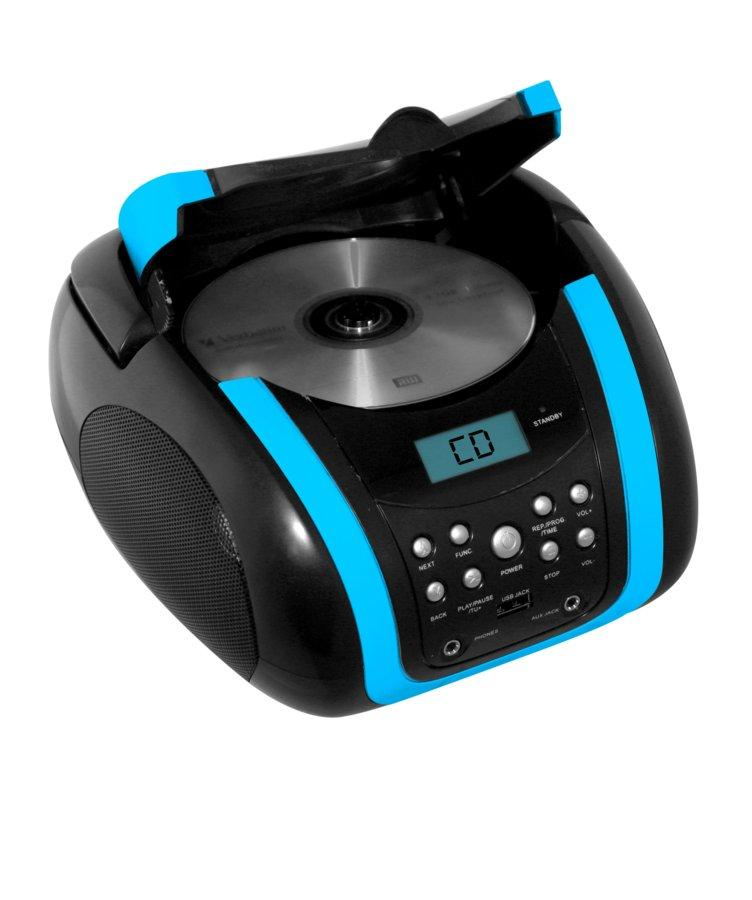 Radio CD - Sytech SY9955, Azul, USB