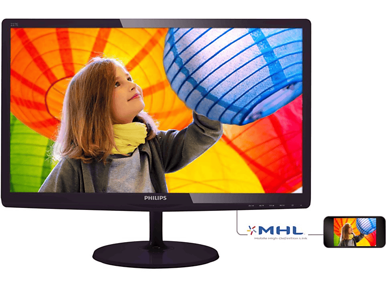 Philips 227E6QDSD IPS-ADS 21.5" Negro