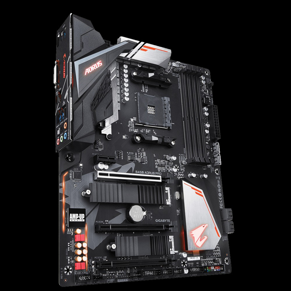 GIGABYTE B450 Aorus PRO Mainboard Schwarz