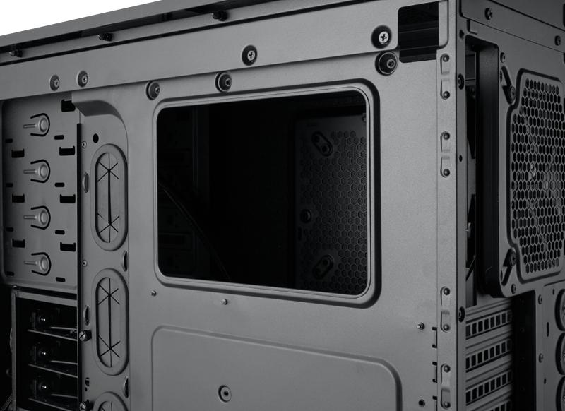 Caja PC - Corsair 550D Midi-Tower Negro carcasa de ordenador