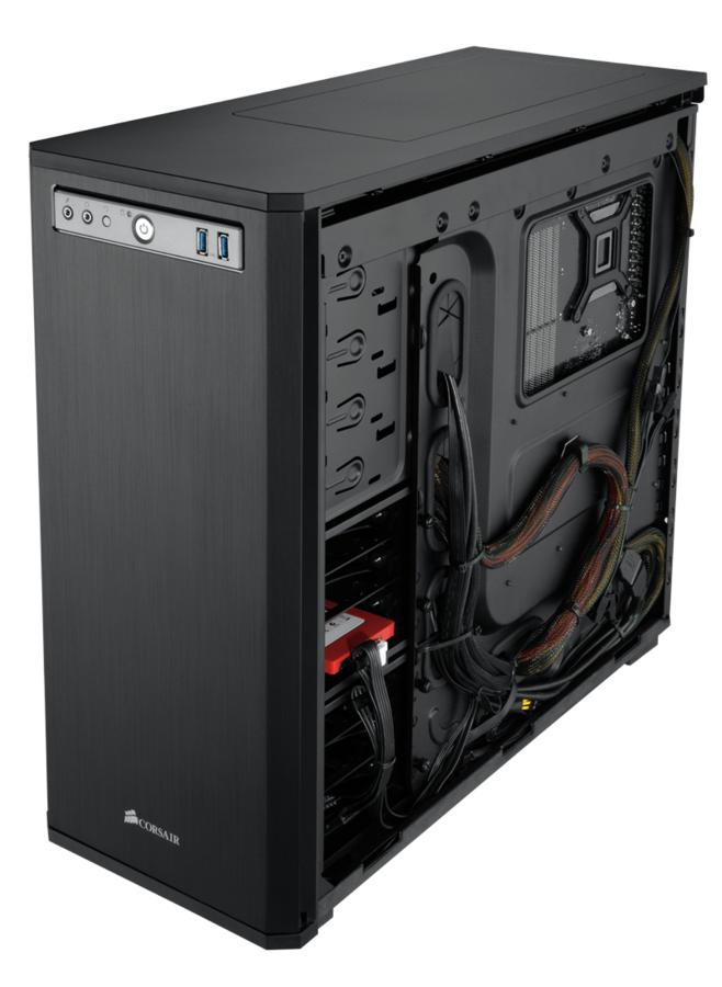 Caja PC - Corsair 550D Midi-Tower Negro carcasa de ordenador