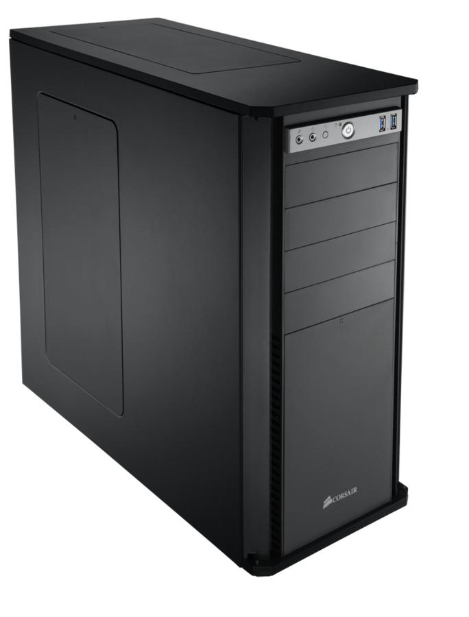 Caja PC - Corsair 550D Midi-Tower Negro carcasa de ordenador