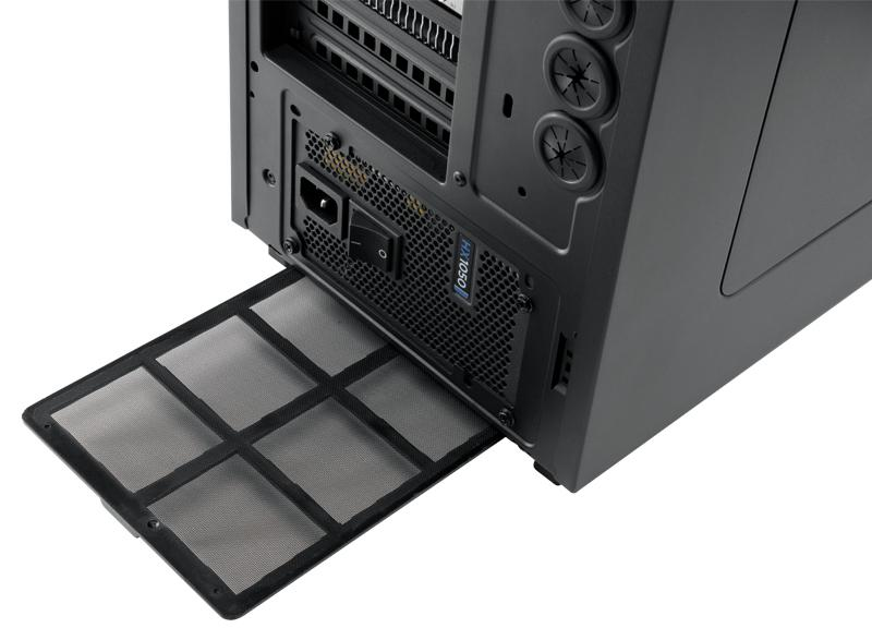 Caja PC - Corsair 550D Midi-Tower Negro carcasa de ordenador