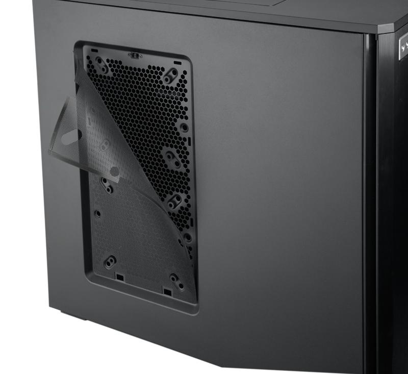 Caja PC - Corsair 550D Midi-Tower Negro carcasa de ordenador