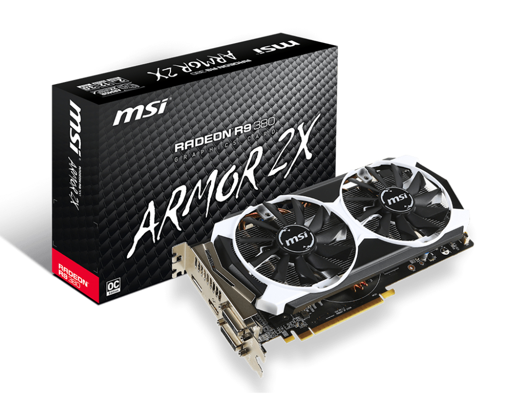 MSI R9 380 2GD5T OC AMD Radeon R9 380 2GB