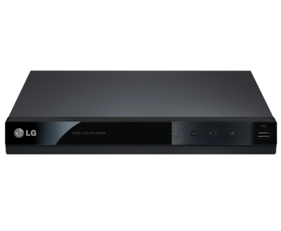 Reproductor DVD - LG DP 122, Negro, Puerto USB