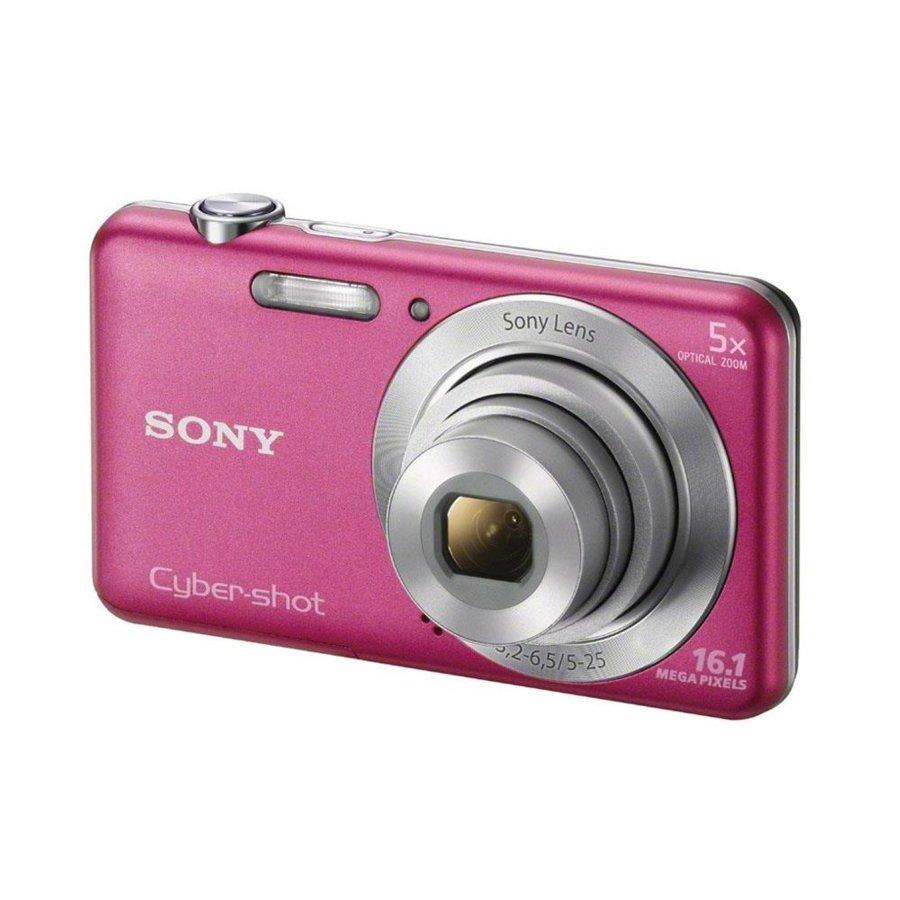 Cámara - Sony Cyber-shot W710PB Rosa, 16 Mp, HD