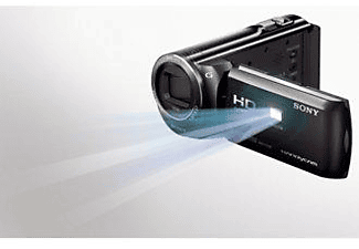 Videocámara - Sony HDRPJ320EB Negra, Full HD, Proyector incorporado