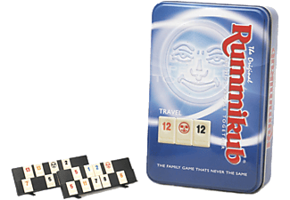 CARLIT Rummikub Tin Travel - Gesellschaftsspiel (Mehrfarbig)