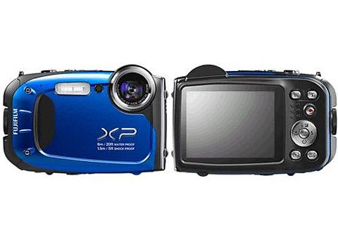 Cámara acuática - Fujifilm XP60 Azul, 16 Megapíxeles, Full HD
