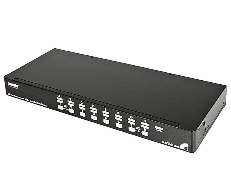 Switch KVM | StarTech.com SV1631DUSBGB Conmutador KVM Montado en Rack 1U de 16 puertos USB PS/2