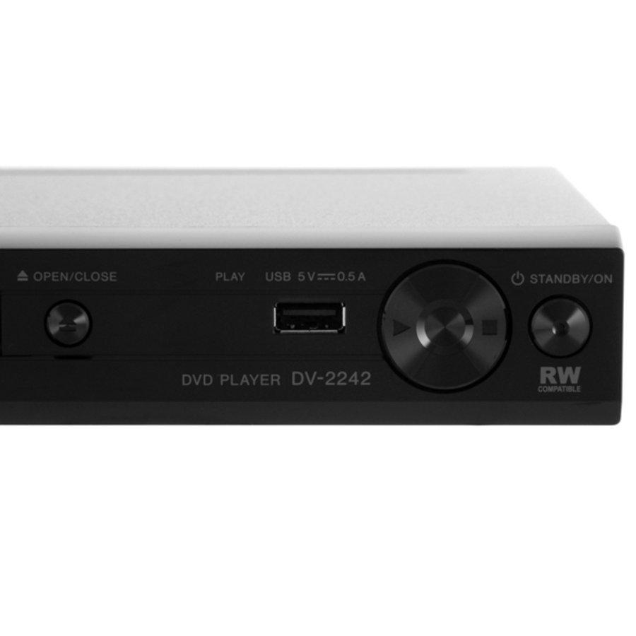 Reproductor DVD - Pioneer DV 2242, puerto USB, Negro