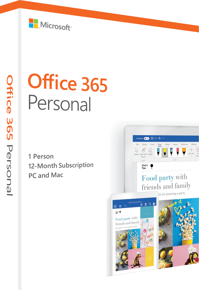 Office 365 Personal 2019 (1 user/1 year) - PC/MAC - English