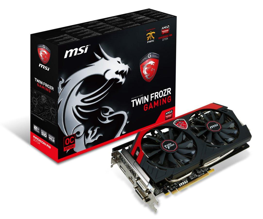 MSI R9 270X GAMING 2G/2G GDDR5 TWIN FRO