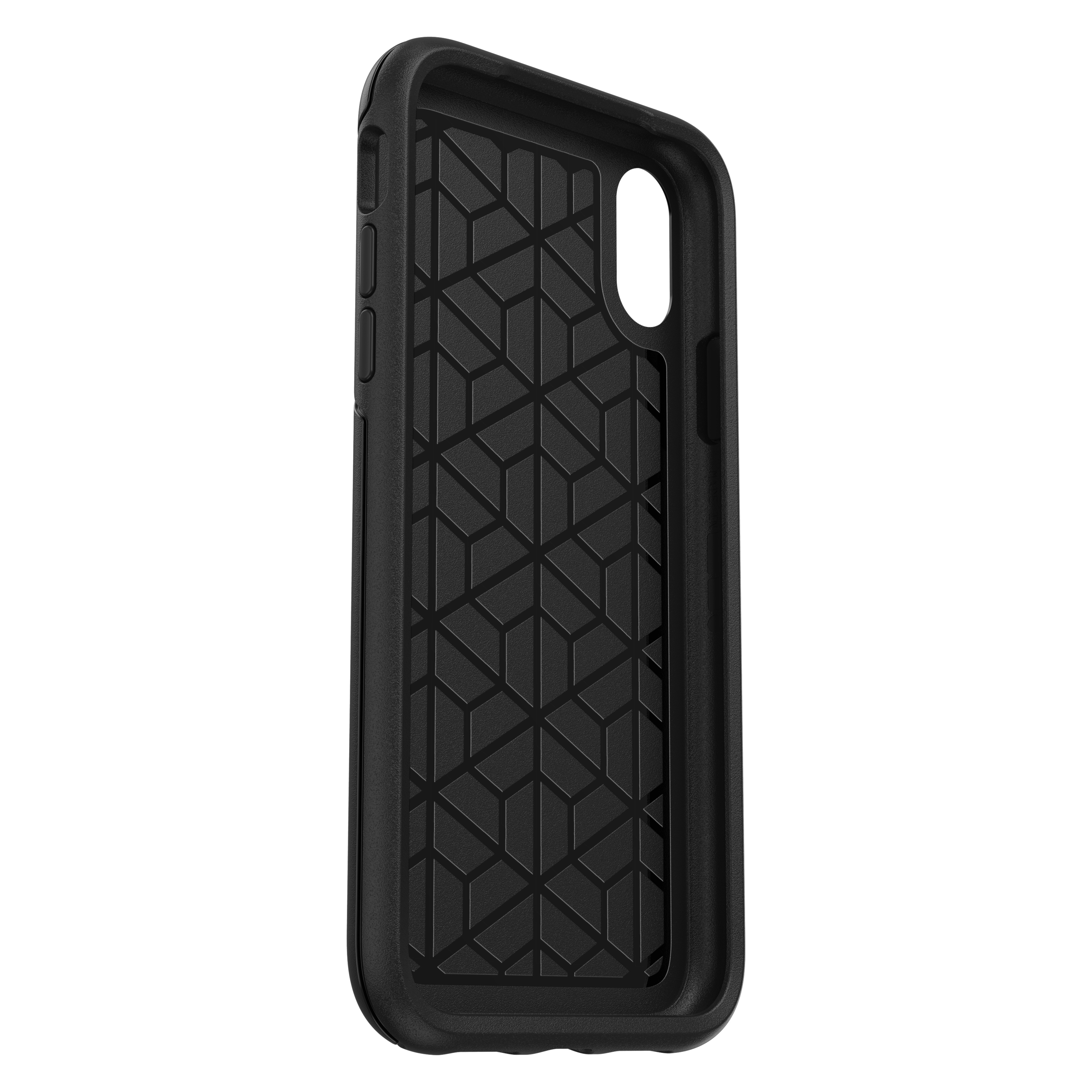 OTTERBOX Symmetry, Backcover, Apple, iPhone XR, Schwarz