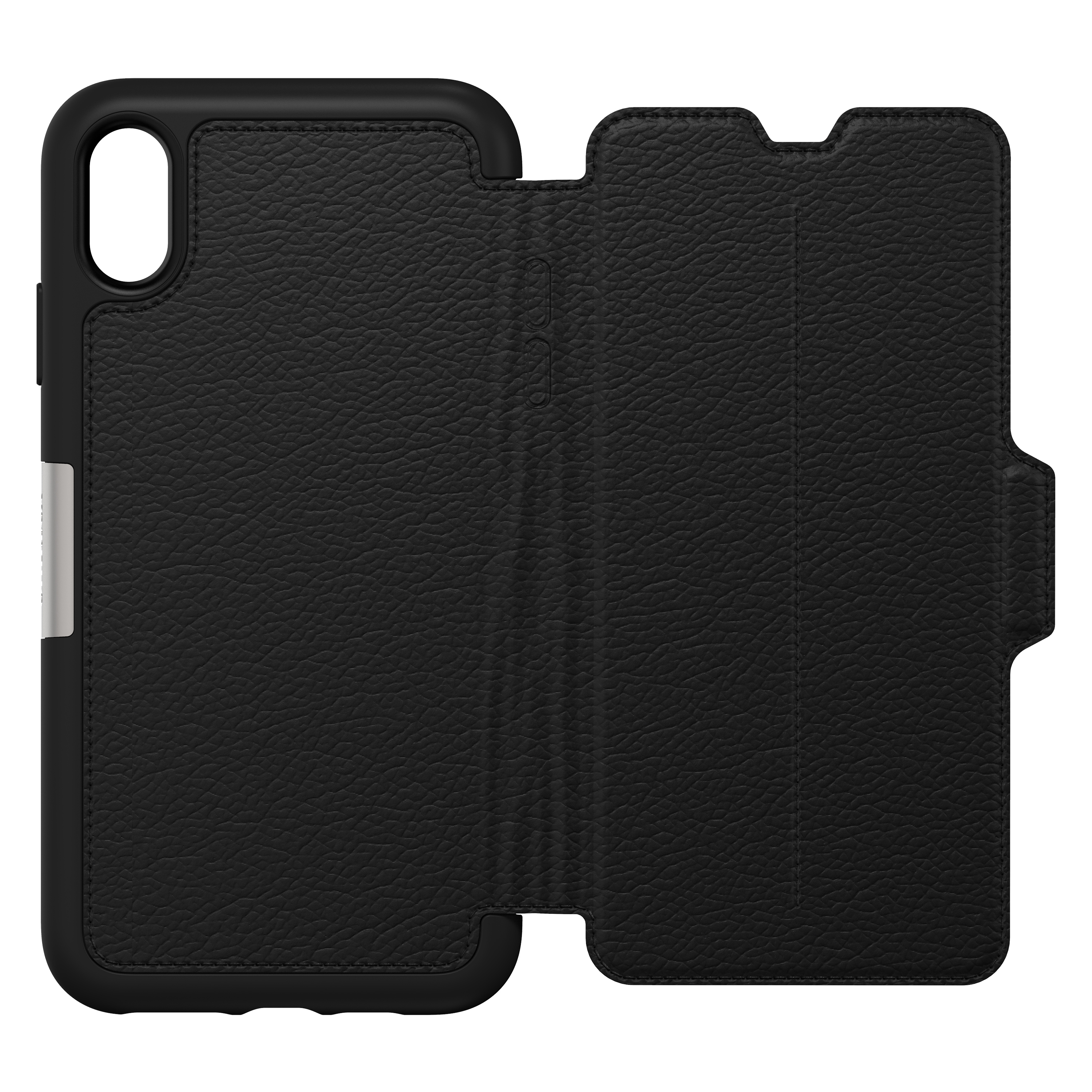 OTTERBOX Strada, Bookcover, Apple, iPhone XS Max, Schwarz