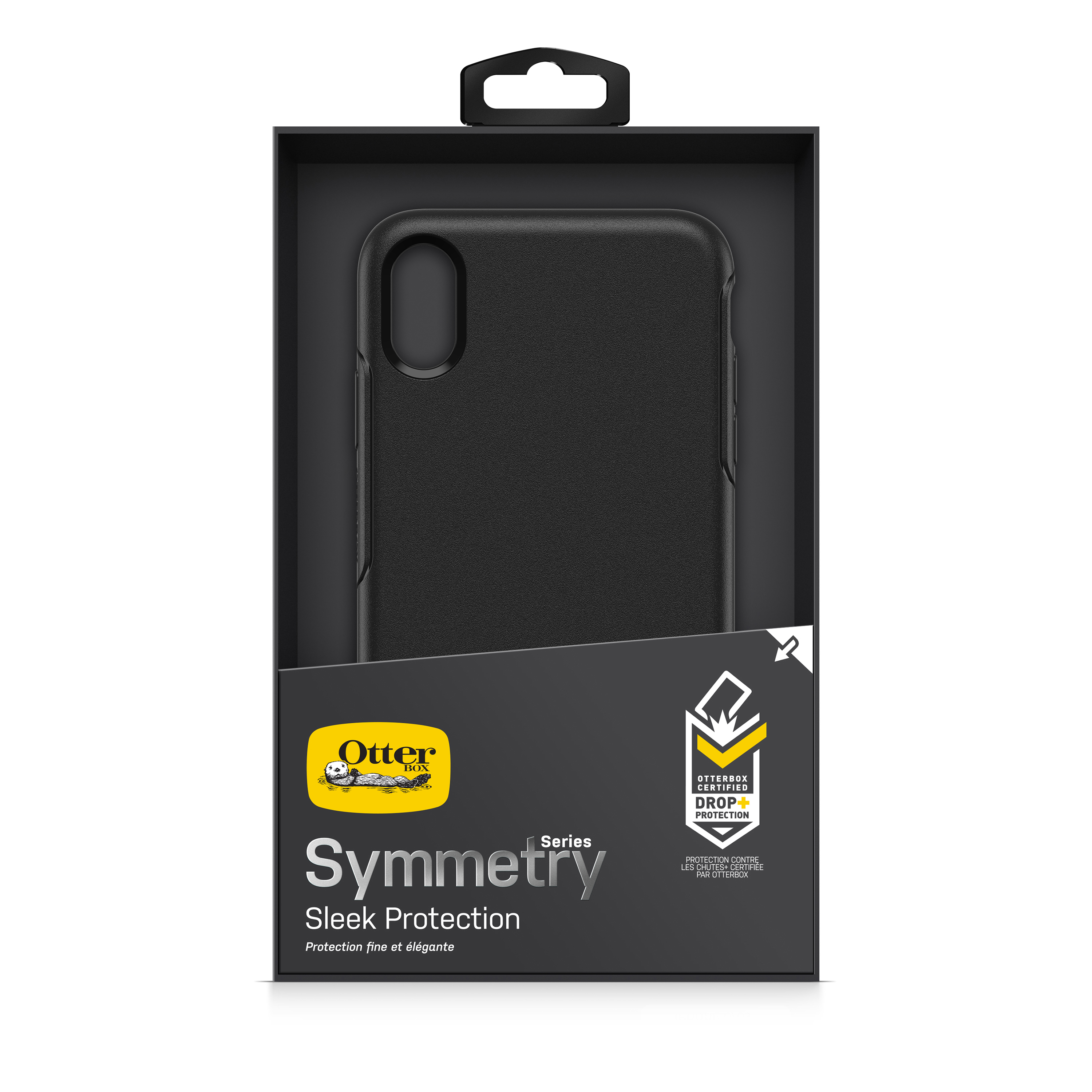 OTTERBOX Symmetry, Backcover, Apple, iPhone XS Max, Schwarz