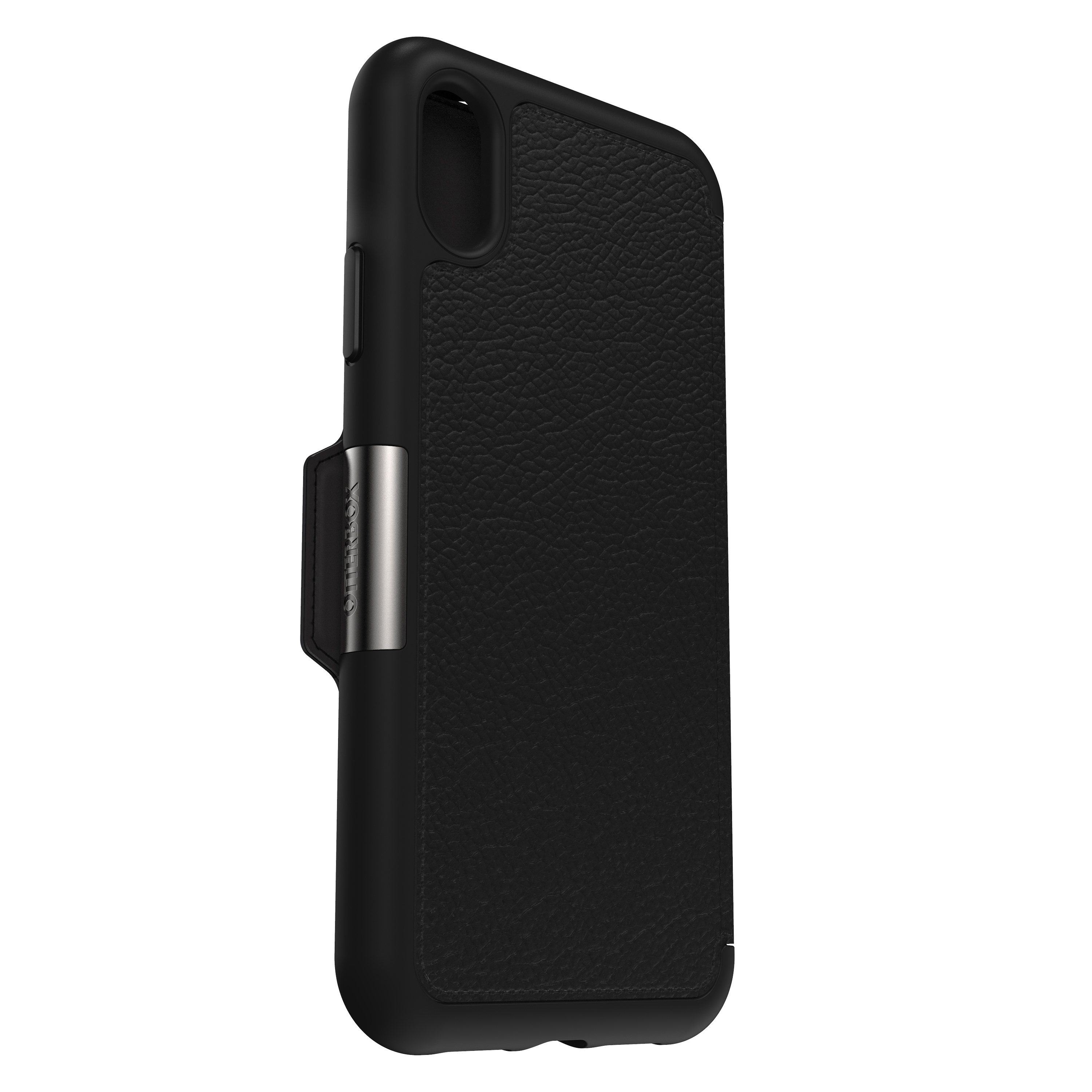 OTTERBOX Strada, Bookcover, Apple, iPhone XR, Schwarz