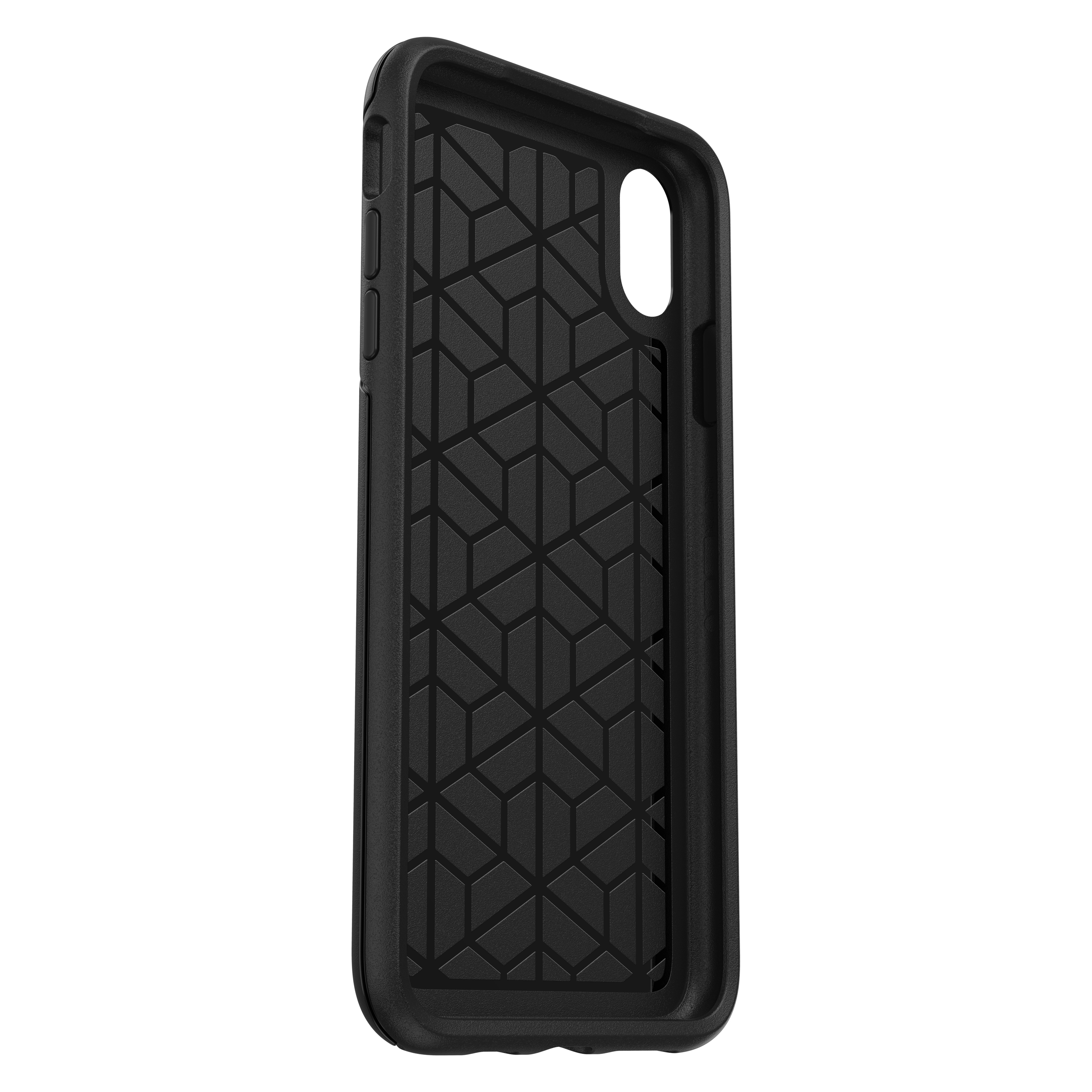 OTTERBOX Symmetry, Backcover, Apple, iPhone XS Max, Schwarz